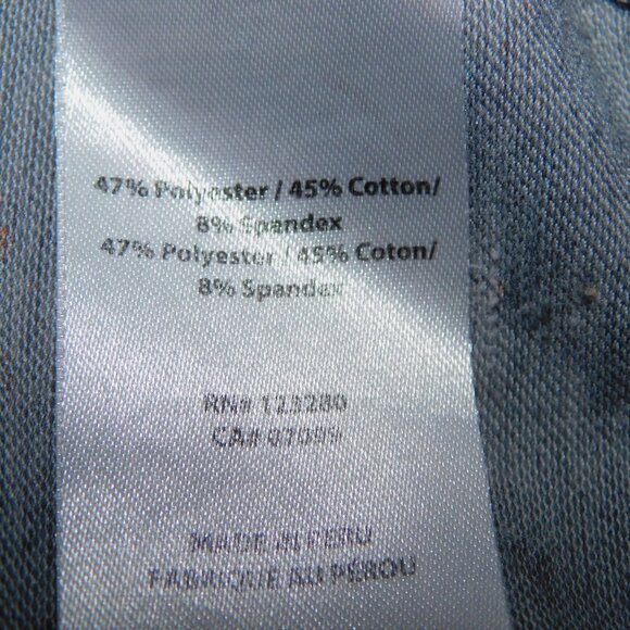 Travis Mathew Mens XL Gray with Color Speckles Short Sleeve Golf Polo Shirt - Picture 7 of 11